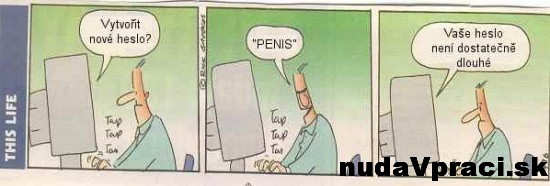 Vytvoriť nové heslo