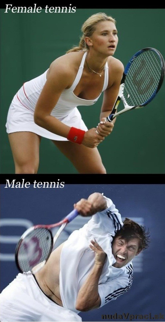 Ženský vs. mužský tenis