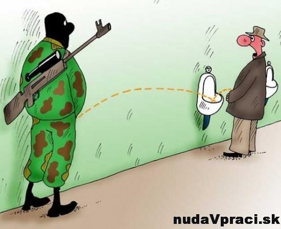 Odstreľovač to má v oku