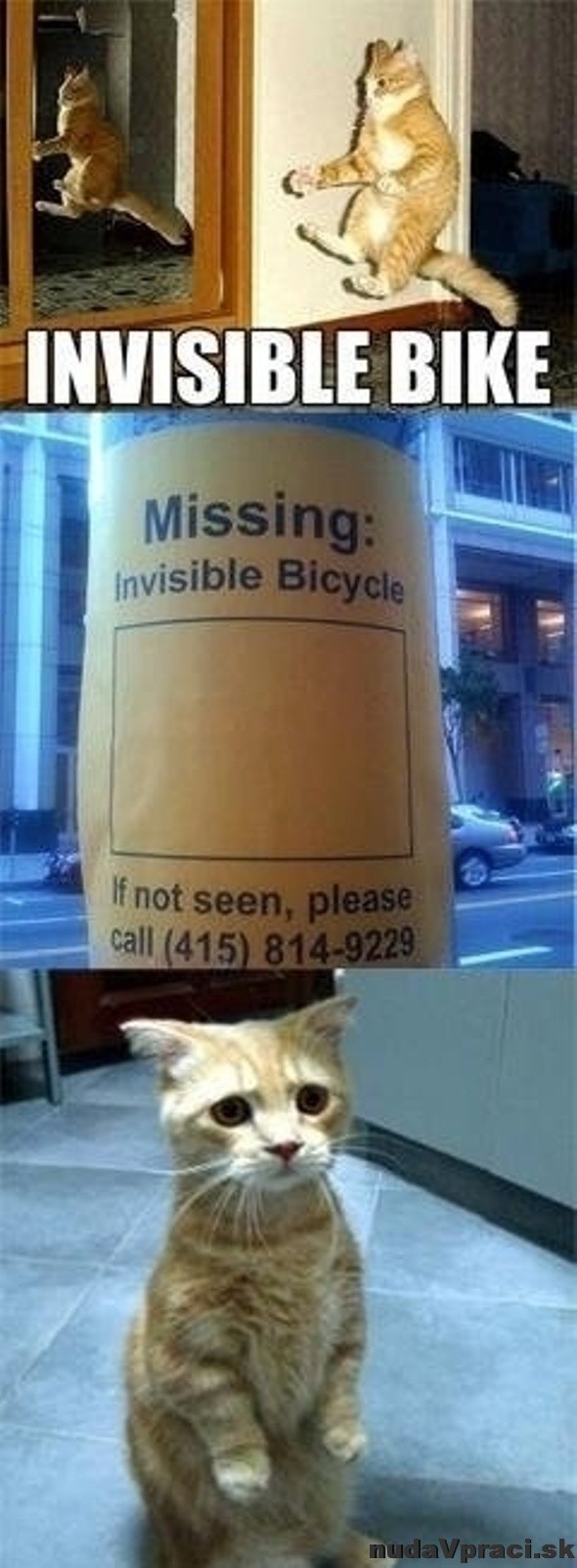 Hľadá sa neviditeľný bicykel