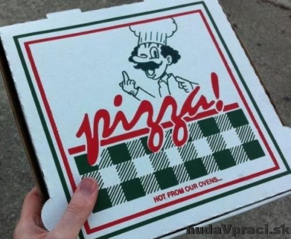 Originálne pizza logo