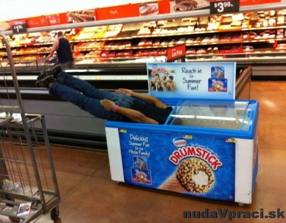 Planking v obchode