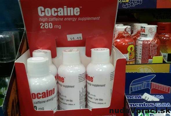 Energetický doplnok Kokaín