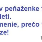 Fotky manželky a detí v peňaženke
