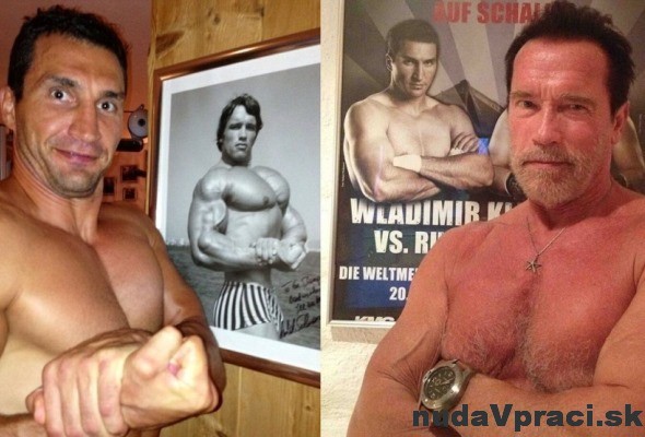 Kličko a Schwarzenegger