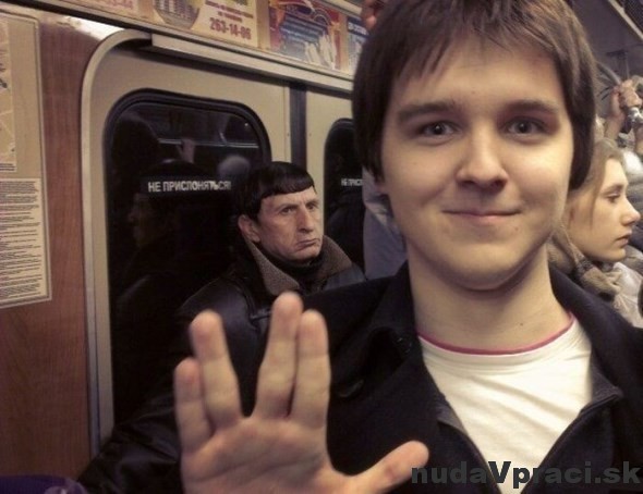 Spock niekde v metre