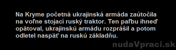 Aktuálne z ukrajinského Krymu