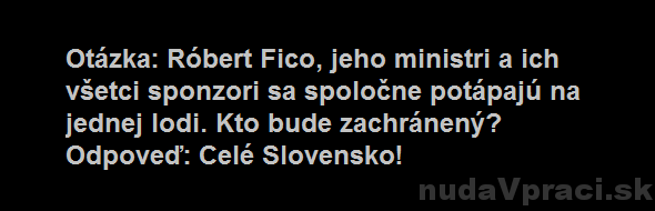 Robert Fico a otázka