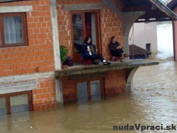 Panika pri povodniach