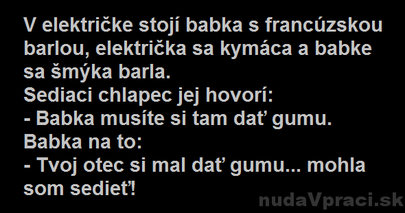 Babka v električke