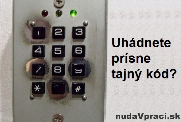 Kto uhádne prísne tajný kód