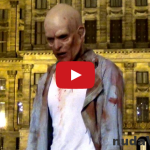 Zombie kanadský žartík v Amsterdame