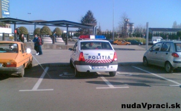 Keď parkuje velitel
