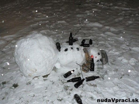Snehuliak alkoholik