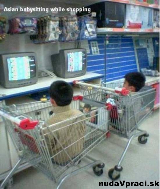 Asian babysitting