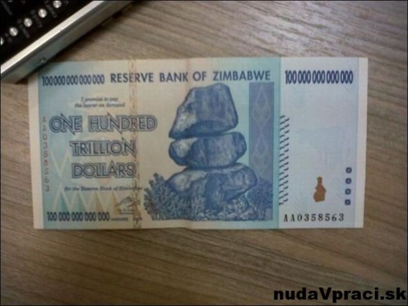 V Zimbabwe je každý boháč