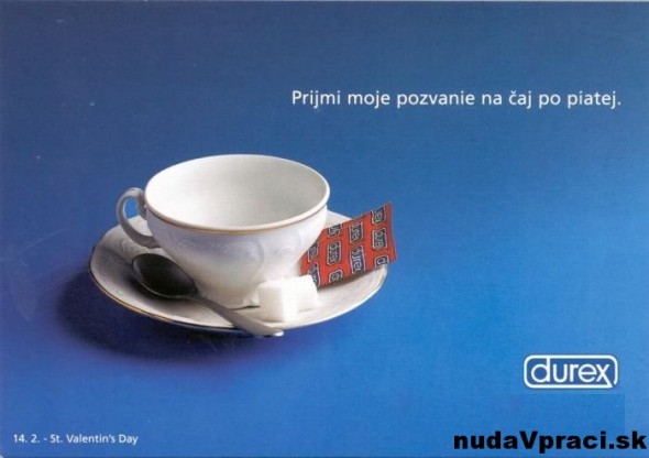 Valentínska reklama Durex