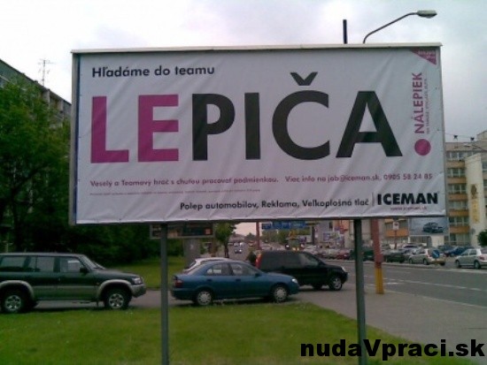 Hľadáme lepiča