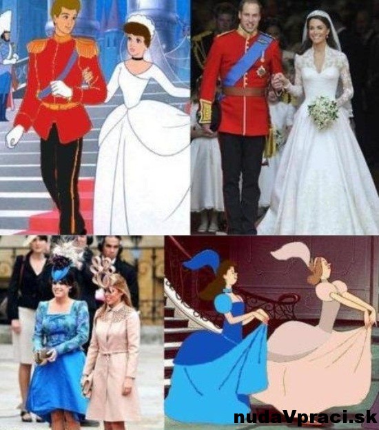 Svadba ako podľa Disney filmu