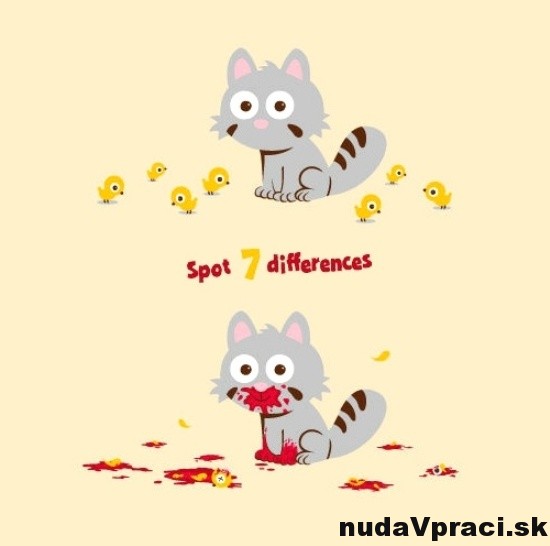 Nájdi 7 rozdielov