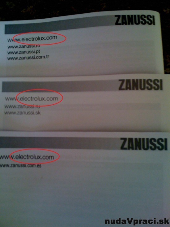 Zanussi varná platňa