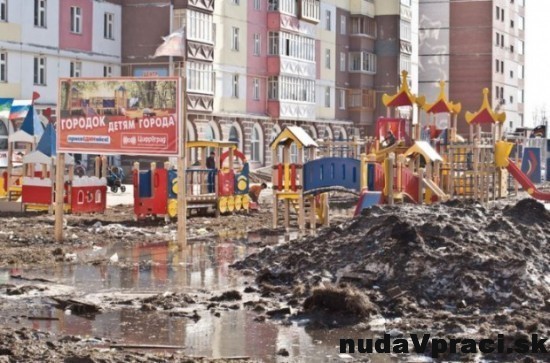 Detské ihrisko na Ukrajine