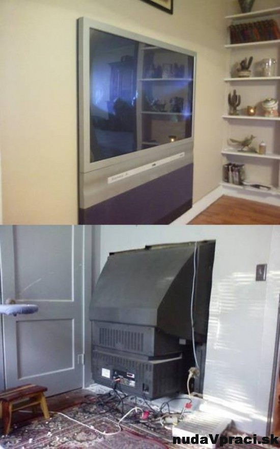 Vstavaný televízor