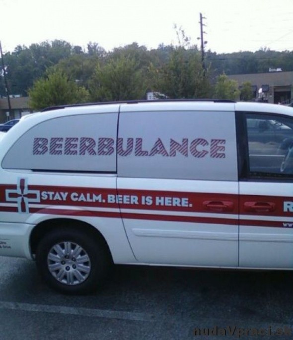 Beerbulance - buď pokojný pivo je tu