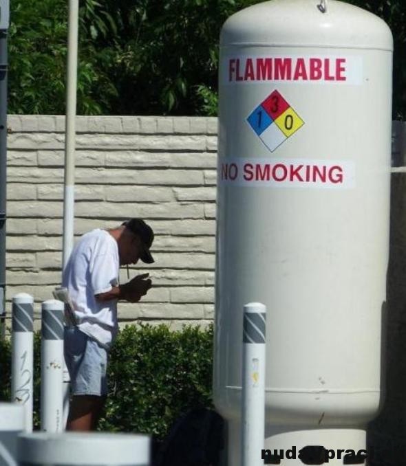 Pozor horľavina - nefajčiť