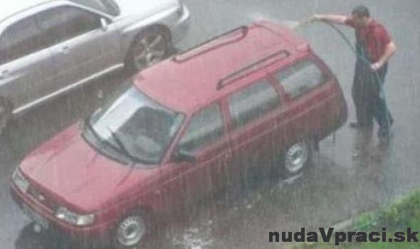 Ja tak rád umývam auto