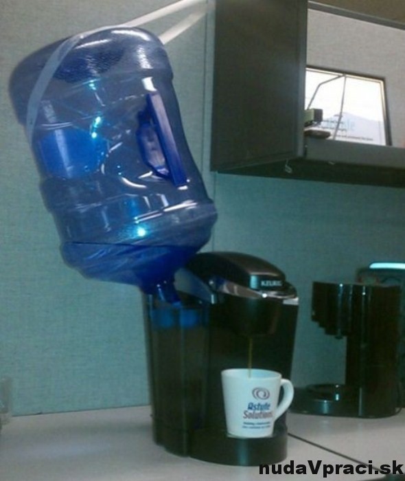 Už nikdy viac prázdny kávovar