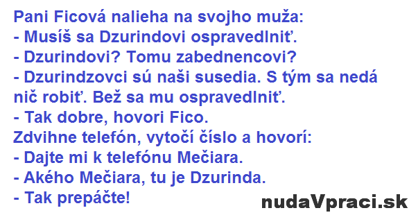 Fico sa vie aj ospravedlniť