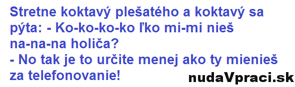 Koktavý a plešatý