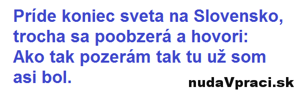 Koniec sveta na Slovensku
