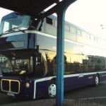 Dvojposchodový autobus v Poprade