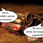 Slovenský policajt a dopravná nehoda