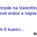 Muž v obchode na Valentína