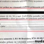 Hyenizmus! Exekučný príkaz z 0,41 € na 209 €