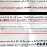 Hyenizmus! Exekučný príkaz z 0,41 € na 209 €