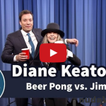 Jimmy Fallon a BEER PONG s Diane Keaton