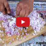 Úžasne rýchle krájanie cibule v Indii