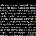 Ivan Gašparovič želá hokejistom úspechy