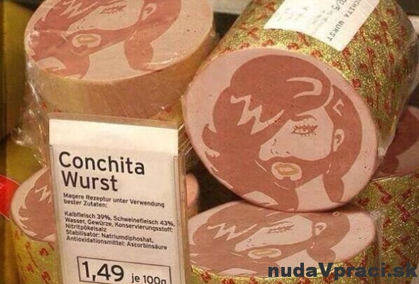 Rýchlo reagujúci trh - šunka Conchita Wurst